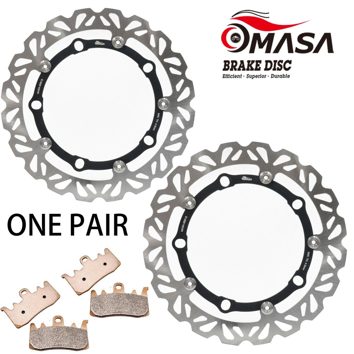 BrakeRotor+Pads for BMW R 1250 R 19-22 R 1250 RS 19-22